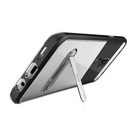 Buff Galaxy S9 Plus ile Uyumlu Air Bumper Kılıf Black