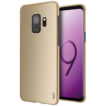 Buff Galaxy S9 ile Uyumlu Slim Fit Kılıf Gold