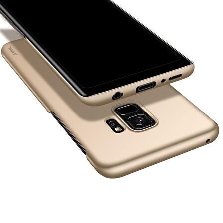 Buff Galaxy S9 ile Uyumlu Slim Fit Kılıf Gold