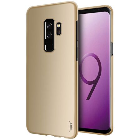 Buff Galaxy S9 Plus ile Uyumlu Slim Fit Kılıf Gold