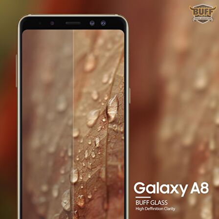 Buff Glass Galaxy A8 2018 ile Uyumlu Ekran Koruyucu Cam