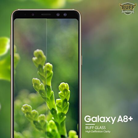Buff Glass Galaxy A8 Plus 2018 ile Uyumlu Eran Koruyucu Cam