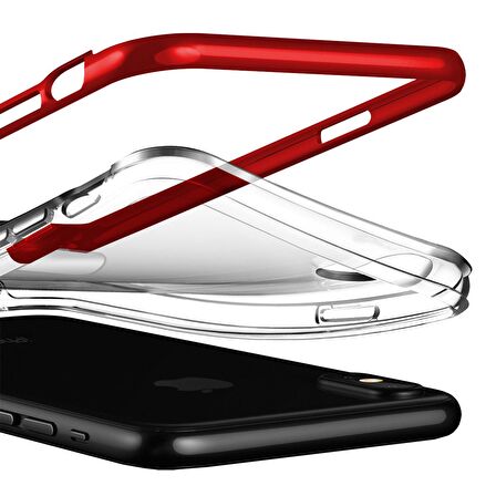 Buff iPhone Xs Max Air Bumper Kılıf Red