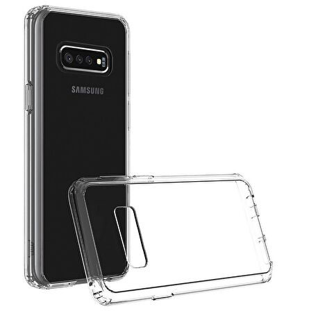 Buff Galaxy S10e ile Uyumlu Air Hybrid Kılıf Crystal Clear