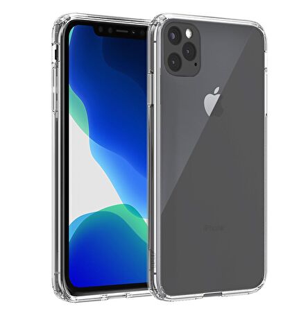 BUFF iPhone 11 Pro Air Hybrid Kılıf Crystal Clear