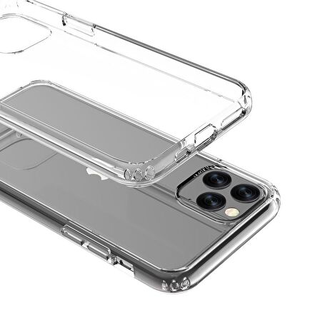 BUFF iPhone 11 Pro Air Hybrid Kılıf Crystal Clear
