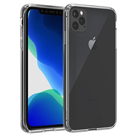 BUFF iPhone 11 Pro Air Hybrid Kılıf Smoke Black