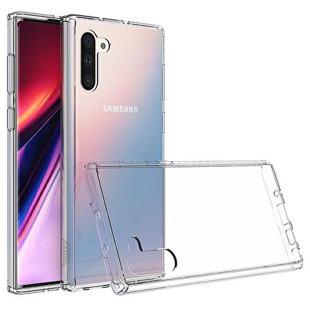 Buff Galaxy Note 10 ile Uyumlu Air Hybrid Kılıf Crystal Clear