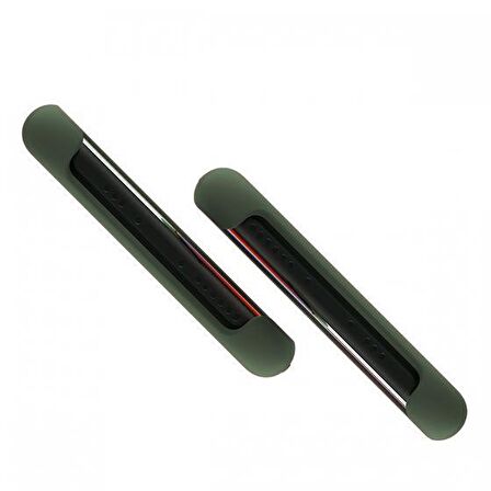 Buff iPhone XR ile Uyumlu Rubber Fit Kılıf Dark Olive