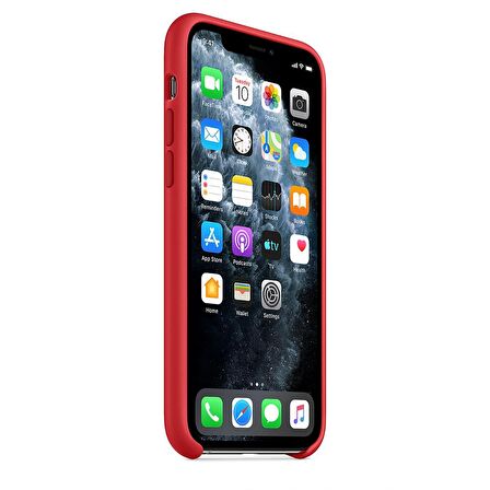 Buff iPhone 11 Rubber Fit Kılıf Red