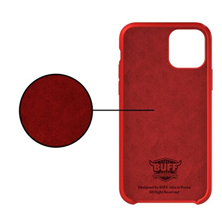 Buff iPhone 11 Rubber Fit Kılıf Red