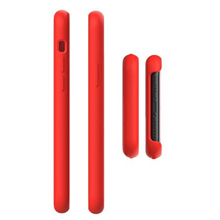 Buff iPhone 11 Rubber Fit Kılıf Red