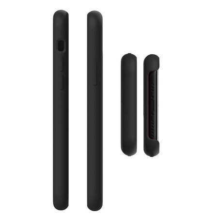 Buff iPhone 11 Pro ile Uyumlu Rubber Fit Kılıf Black