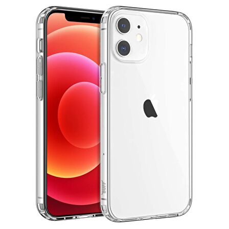 Buff iPhone 12 Air Hybrid Kılıf Crystal Clear