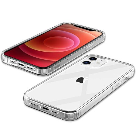 Buff iPhone 12 Air Hybrid Kılıf Crystal Clear