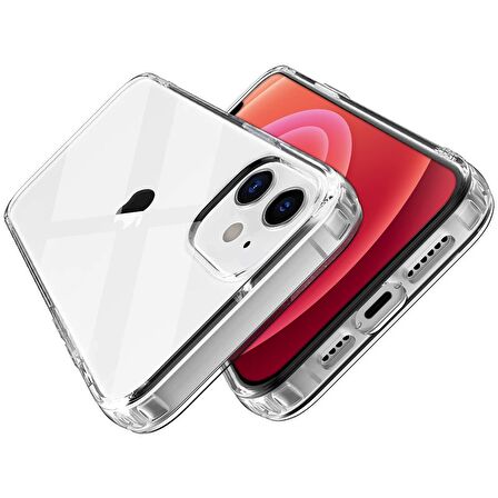 Buff iPhone 12 Air Hybrid Kılıf Crystal Clear
