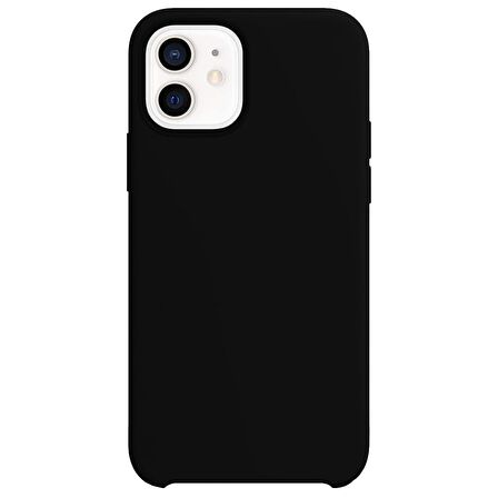 Buff iPhone 12 / 12 Pro Rubber Fit Kılıf Black