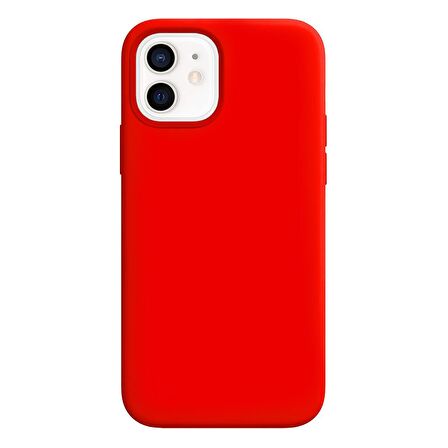 Buff iPhone 12 Mini Rubber S Kılıf Neon Orange