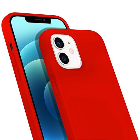 Buff iPhone 12 Mini Rubber S Kılıf Neon Orange