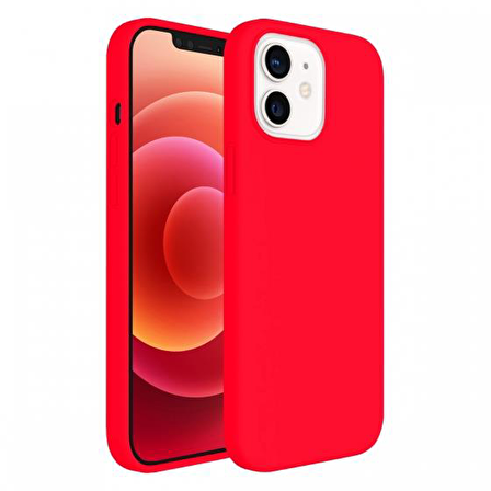 Buff iPhone 12 / 12 Pro Rubber S Kılıf Neon Orange