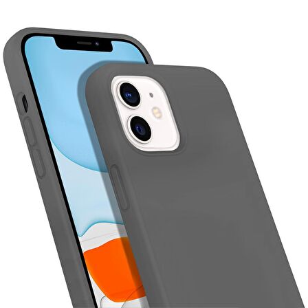 Buff iPhone 11 Rubber S Kılıf Gray
