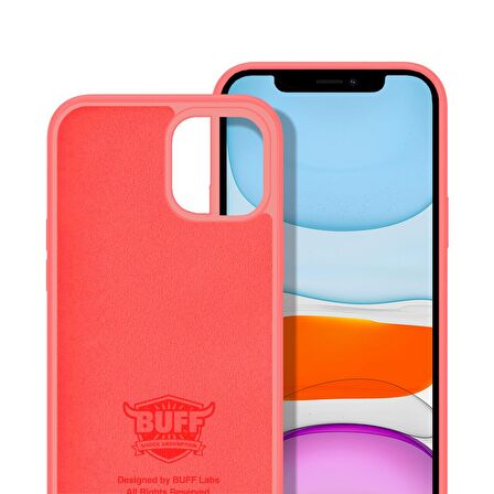 Buff iPhone 11 Rubber S Kılıf Pink