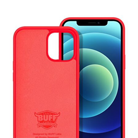 Buff iPhone 12 Mini Rubber S Kılıf Neon Pink
