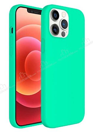 Buff iPhone 12 Pro Max Rubber S Kılıf Mint