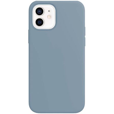 Buff iPhone 12 / 12 Pro Rubber S Kılıf Ice Blue