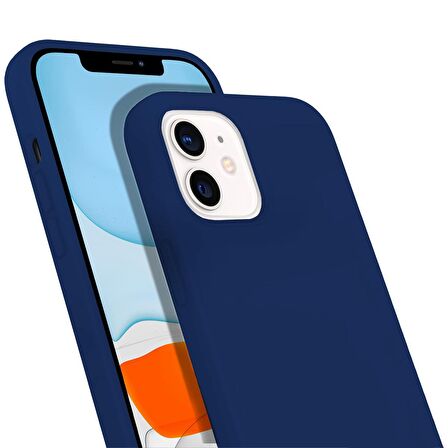 Buff iPhone 11 Rubber S Kılıf Navy Blue