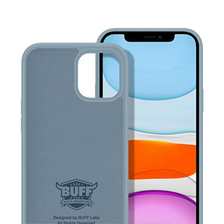 Buff iPhone 11 Rubber S Kılıf Ice Blue