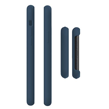 Buff iPhone 11 Rubber Fit Kılıf Navy Blue