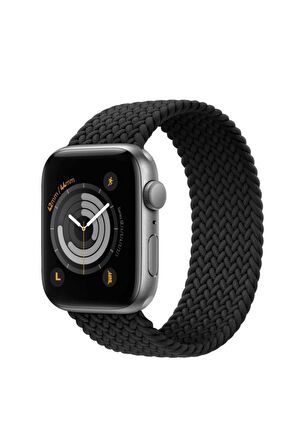 Buff Apple Watch Uyumlu  Bands Braided 42/44 L Siyah