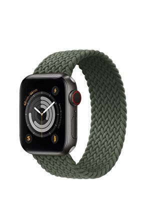 Buff Apple Watch Uyumlu Bands Braided 42/44 S Green 