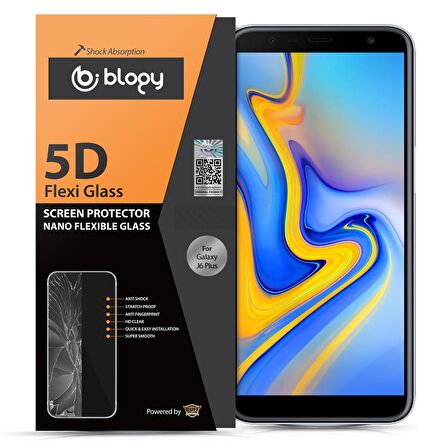 Buff Blogy Galaxy J6 Plus 2018 Flexi 5D Ekran Koruyucu