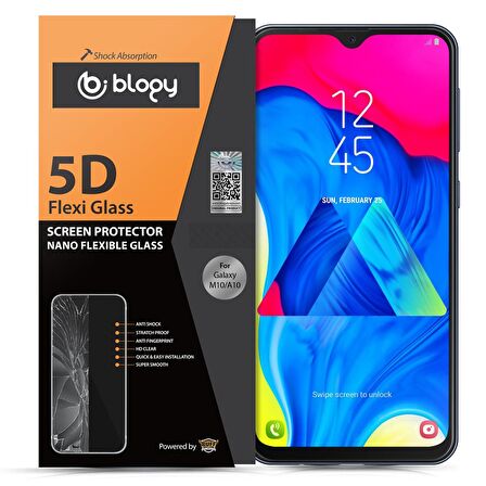 Buff Blogy Galaxy A10 / M10 Flexi 5D Ekran Koruyucu