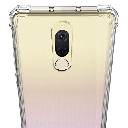 Blogy Huawei Mate 10 Lite ile Uyumlu Crystal Fit Kılıf Crystal Clear