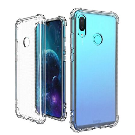 Blogy Huawei P Smart 2019 ile Uyumlu Crystal Fit Kılıf Crystal Clear