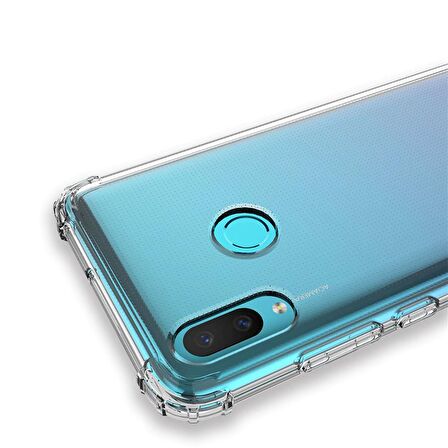 Blogy Huawei P Smart 2019 ile Uyumlu Crystal Fit Kılıf Crystal Clear