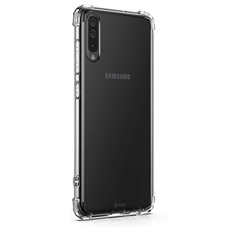 Blogy Galaxy A50 Crystal Fit Kılıf Crystal Clear