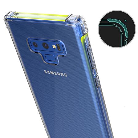 Blogy Galaxy Note 9 Crystal Fit Kılıf Crystal Clear