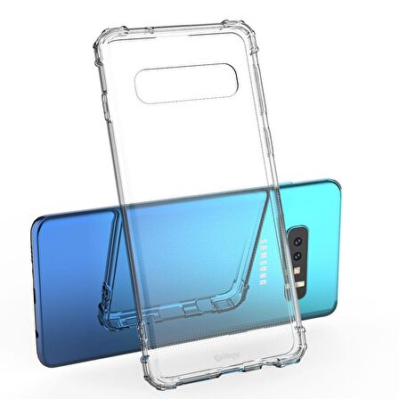 Buff Blogy Galaxy S10e Crystal Fit Kılıf Crystal Clear