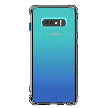 Blogy Galaxy S10e Crystal Fit Kılıf Smoke Black