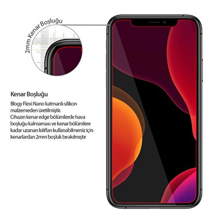 Buff Blogy iPhone 11 Pro/Xs/X Flexi Nano Ekran Koruyucu