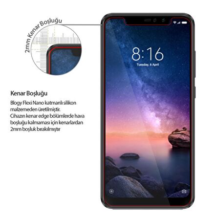 Buff Blogy Xiaomi Redmi Note 6 Pro Flexi Nano Ekran Koruyucu