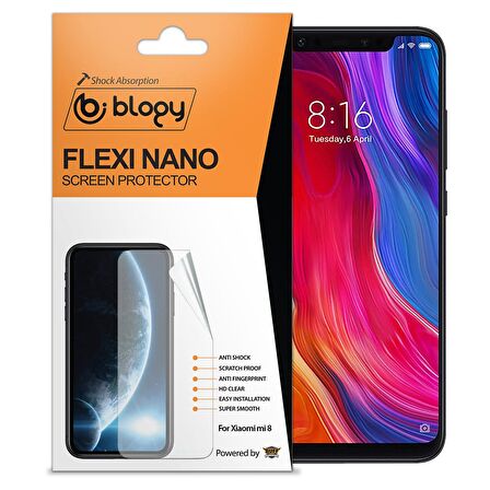 Blogy Xiaomi Mi 8/ Mi 8 Pro Flexi Nano Ekran Koruyucu