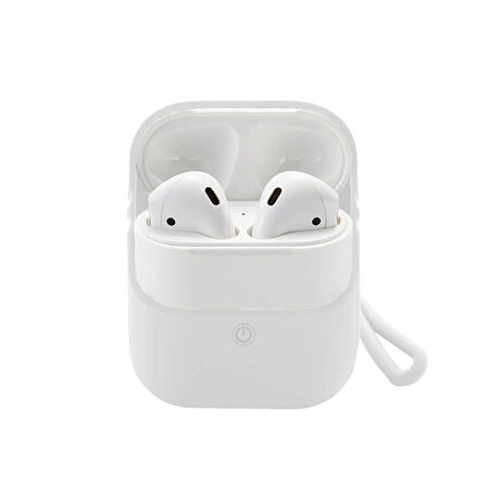 Blogy AirPods Silikon Kılıf White