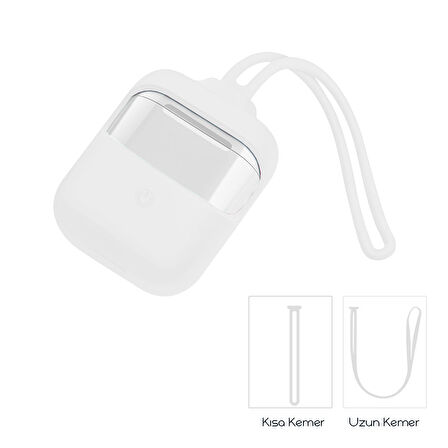 Blogy AirPods Silikon Kılıf White