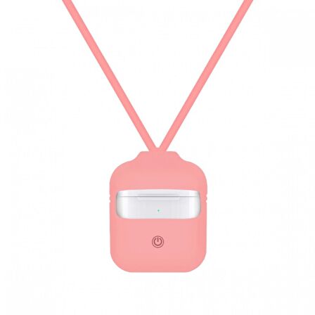 Blogy AirPods Silikon Kılıf Pink Sand