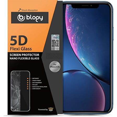 Buff Blogy iPhone 11 Pro / XS / X Flexi 5D Ekran Koruyucu